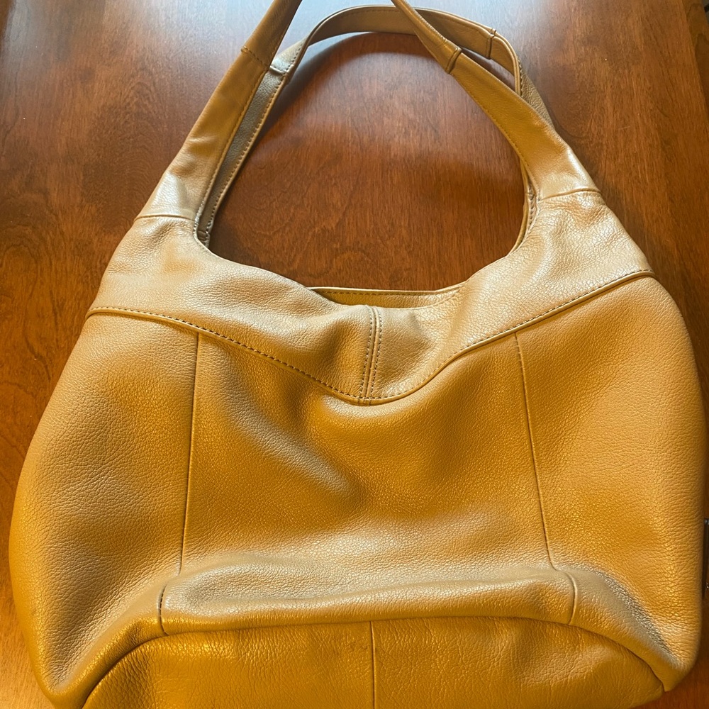 Tignanello leather hobo bag.
